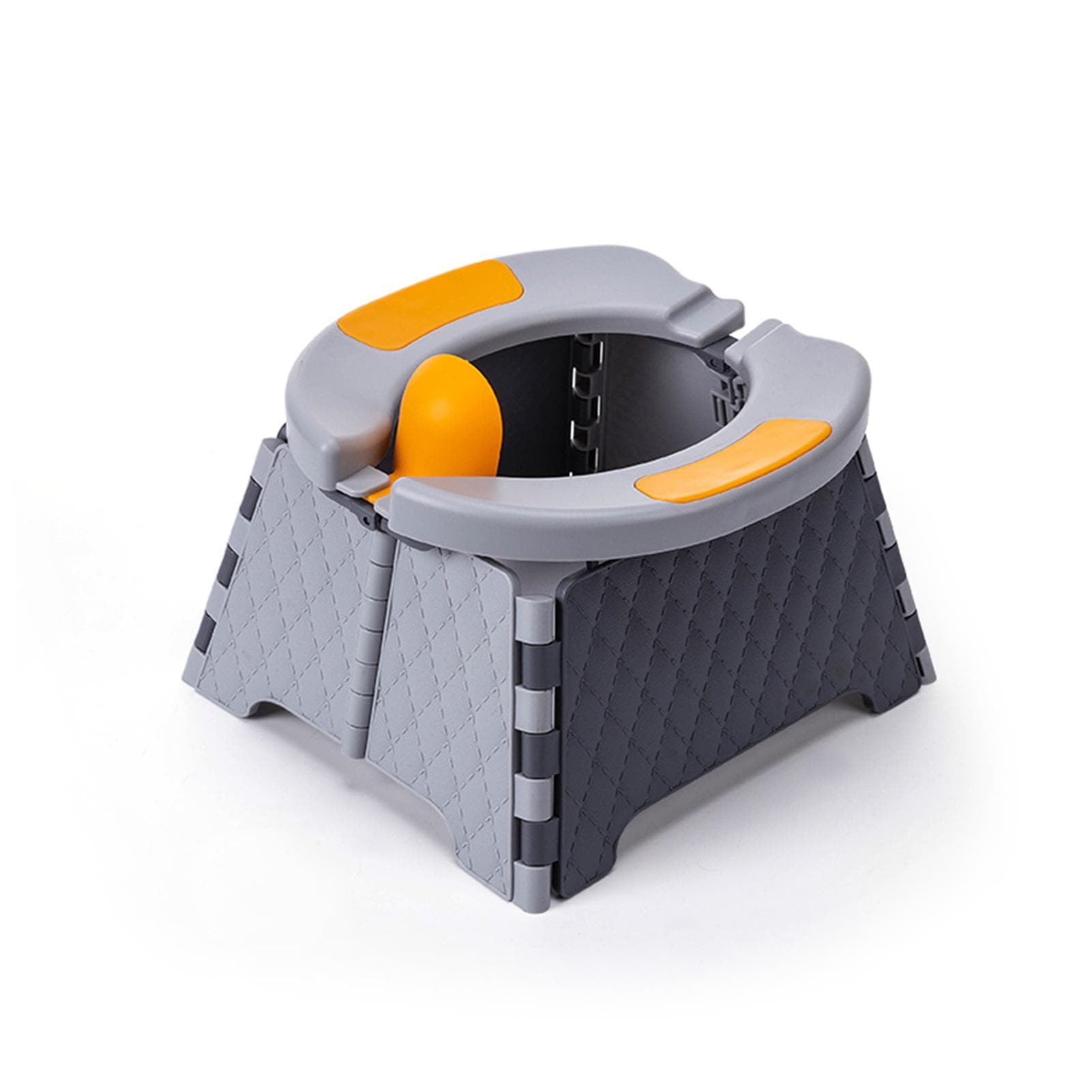 Foldable Toilet Trainer Kids Travel Potty Toilet Seat Baby Potty Seat with Splash Guard 30 Plastic grey