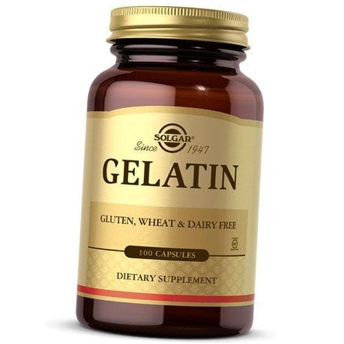 Gelatin, Gelatin, Solgar 100caps (68313002) 100caps