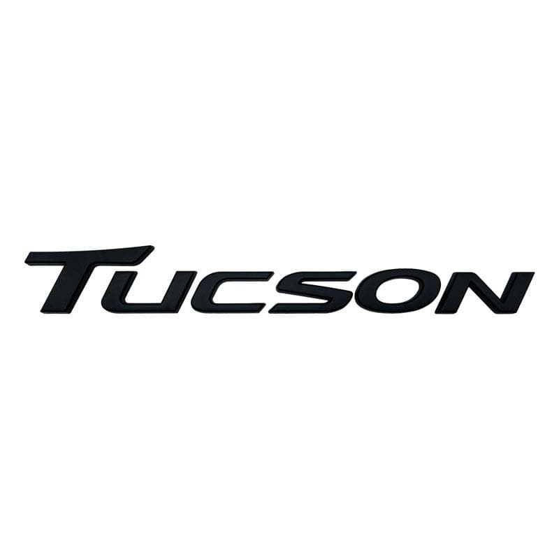 3d ABS Chrome Black Logo Tucson Emblem Letters Nameplate Decal Car Trunk Badge For Tucson Sticker Accessories