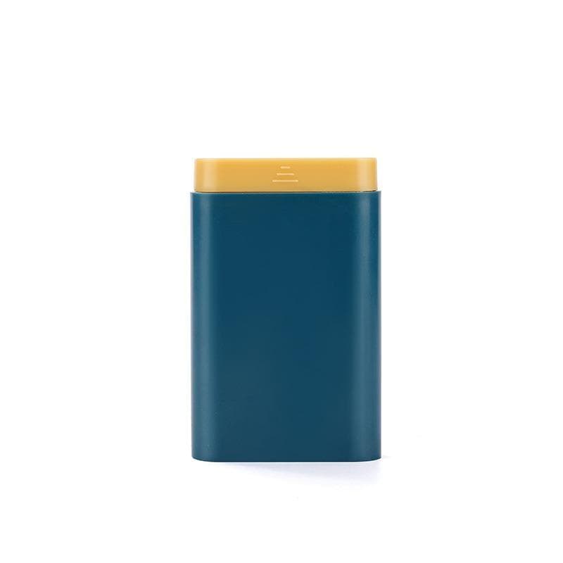 Mini Portable Travel Pill Box Cases Container Organizer Storage Tablet Medicine Split Box blue