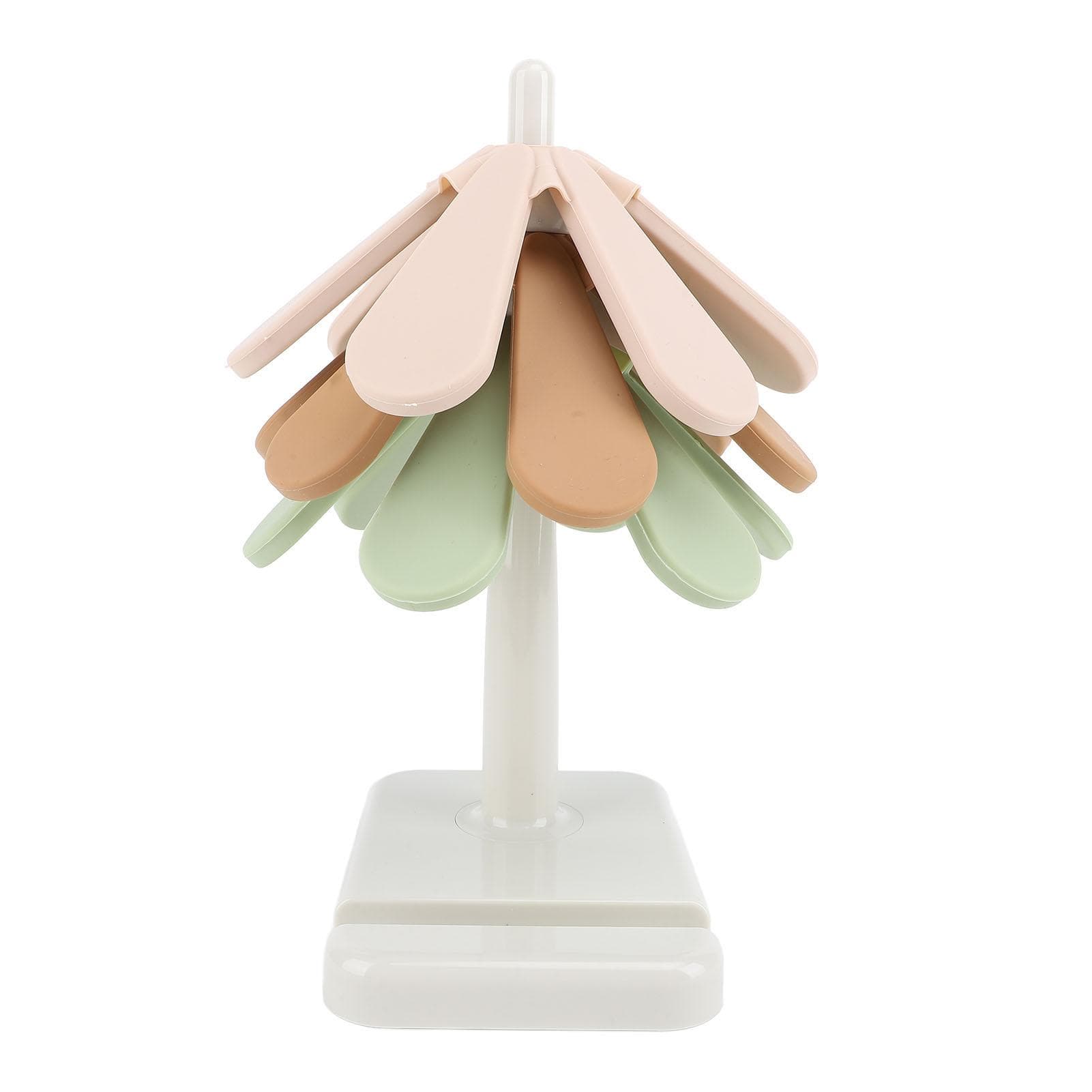 Silicone Trivet for Hot Dishes Tree Shape Trivet Set Insulated Heat Resistant Stackable Silicone