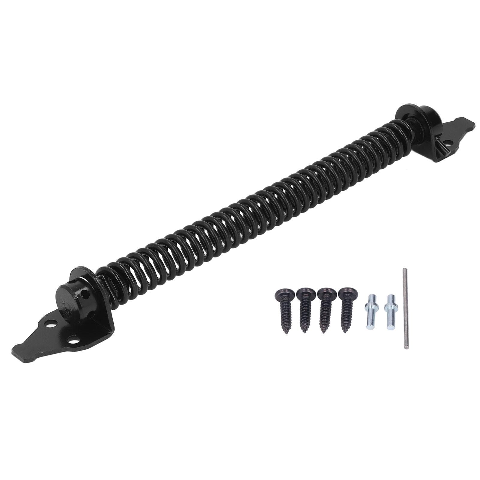 Self Closing Gate Door Spring Carbon Steel Electrophoresis Black Finish for Outdoor Villa Yard