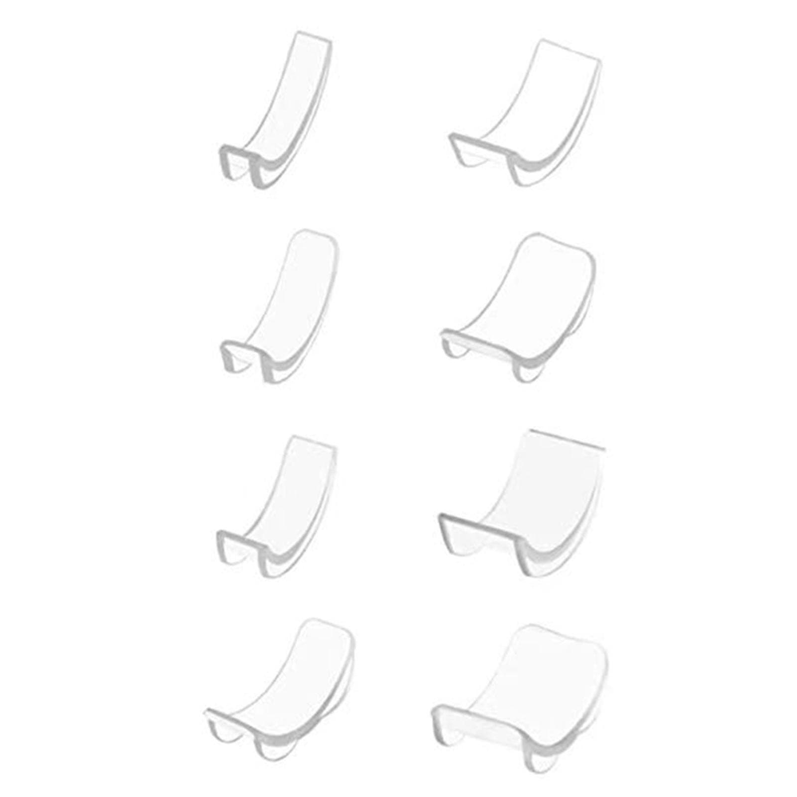 Invisible R-ing Size Adjuster R-ing Sizer Spacer Guard 8 Sizes for Loose R-ings Portable transparent