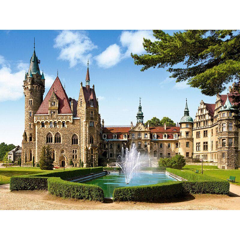 5D DIY Full Drill Diamond Painting Embroidery Fountain Castle Cross Stitch Rhinestone Home Decor 20X30CM