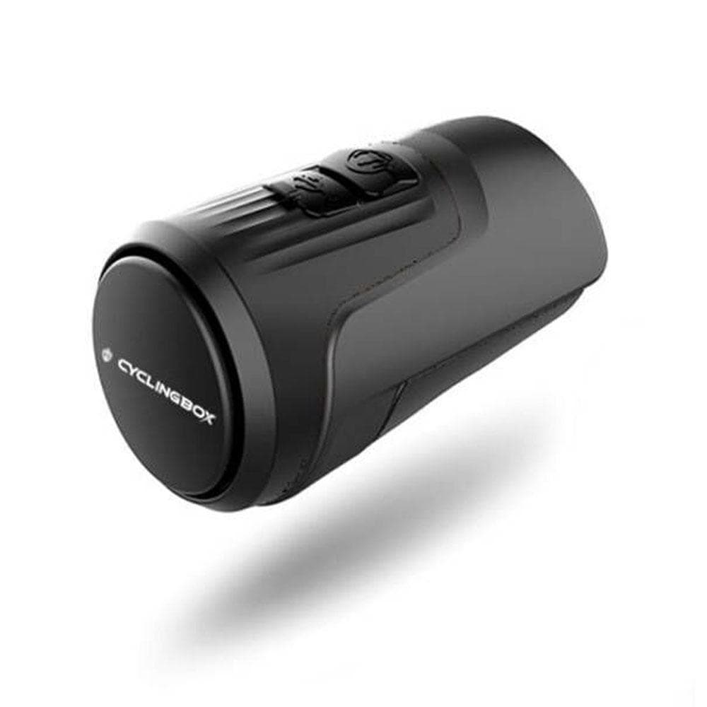 CYCLINGBOX Bike Bell 125dB Loud Anti-Theft Bicycle Electric Horn Portable USB Charging Alarm black