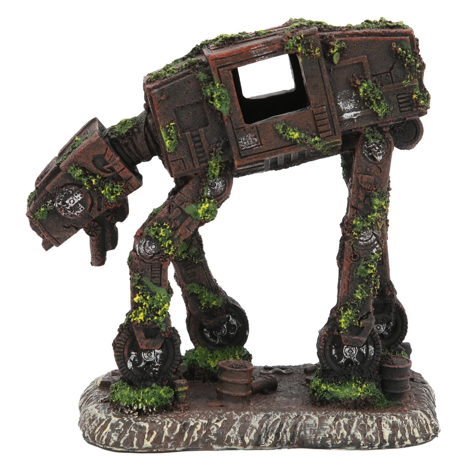 Fish Tank Robot Dog Resin Craft Environmental Protection Corrosion Resistance Fish Tank Decoration