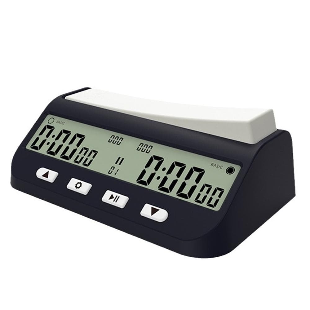 Professional Chess Clock Multifunctional Digital Watch Accurate Count Up Count Down Timer Board black