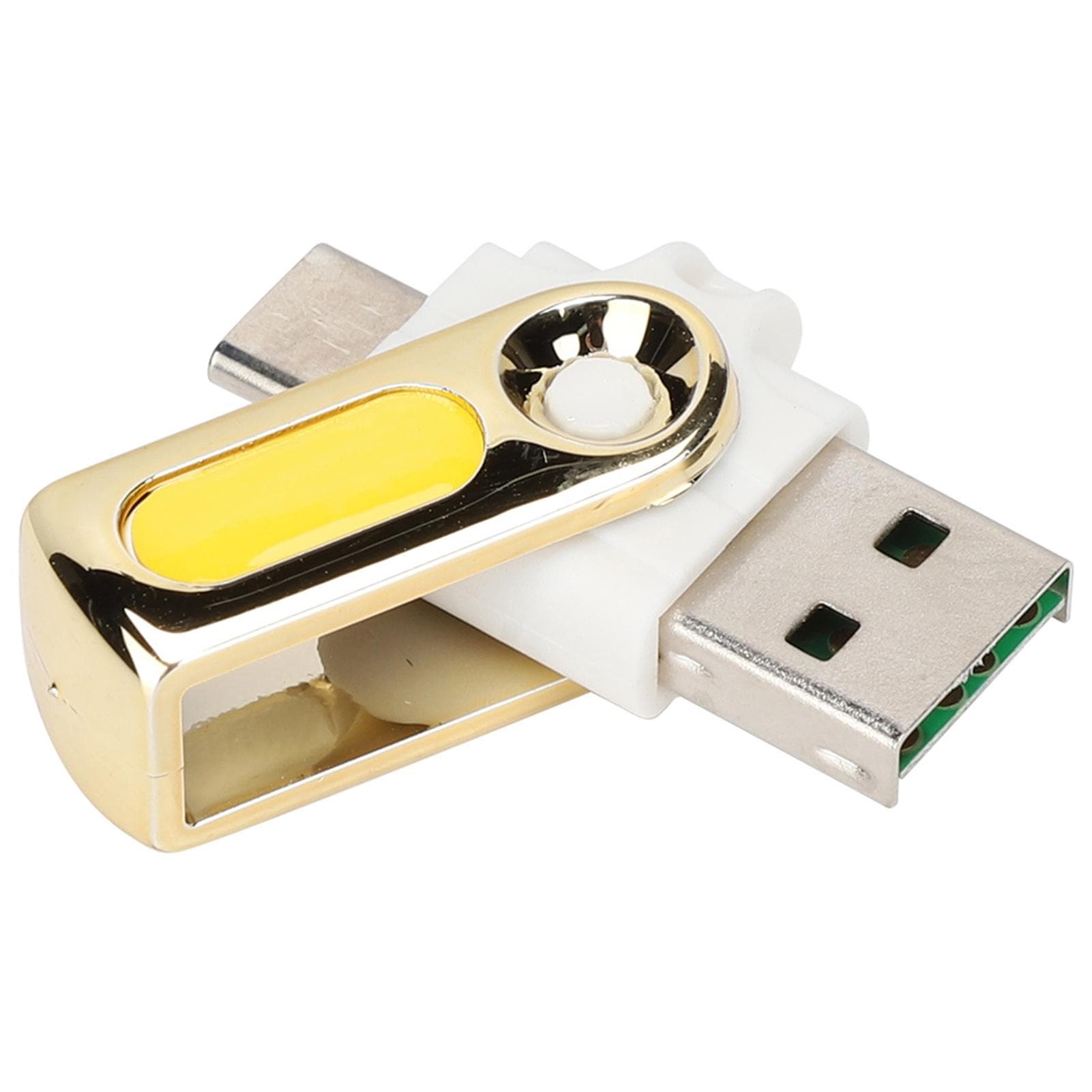 TypeC OTG Mobile Phone Portable TF Card Reader PlugandPlay with Long Service Life(Yellow) yellow