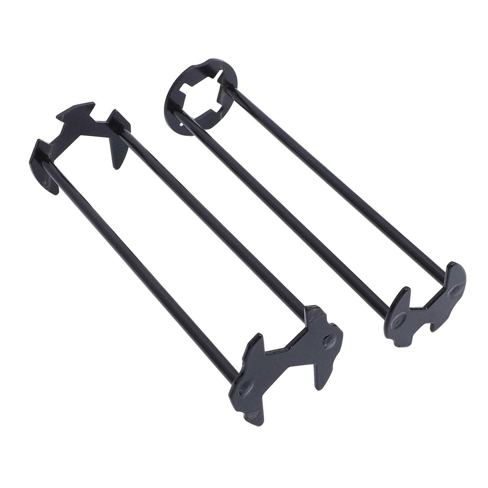 2Pcs Basin Wrench Steel Lightweight Easy Operating Under Sink Faucet Plumbers Wrench for RV Yacht