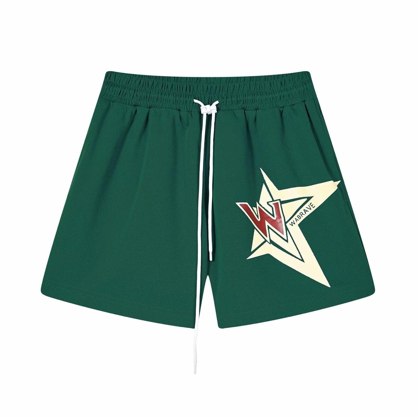 Youth Trendy Men's Loose Casual Pants Simple New Sports Pants Cropped Pants Summer 5XL green