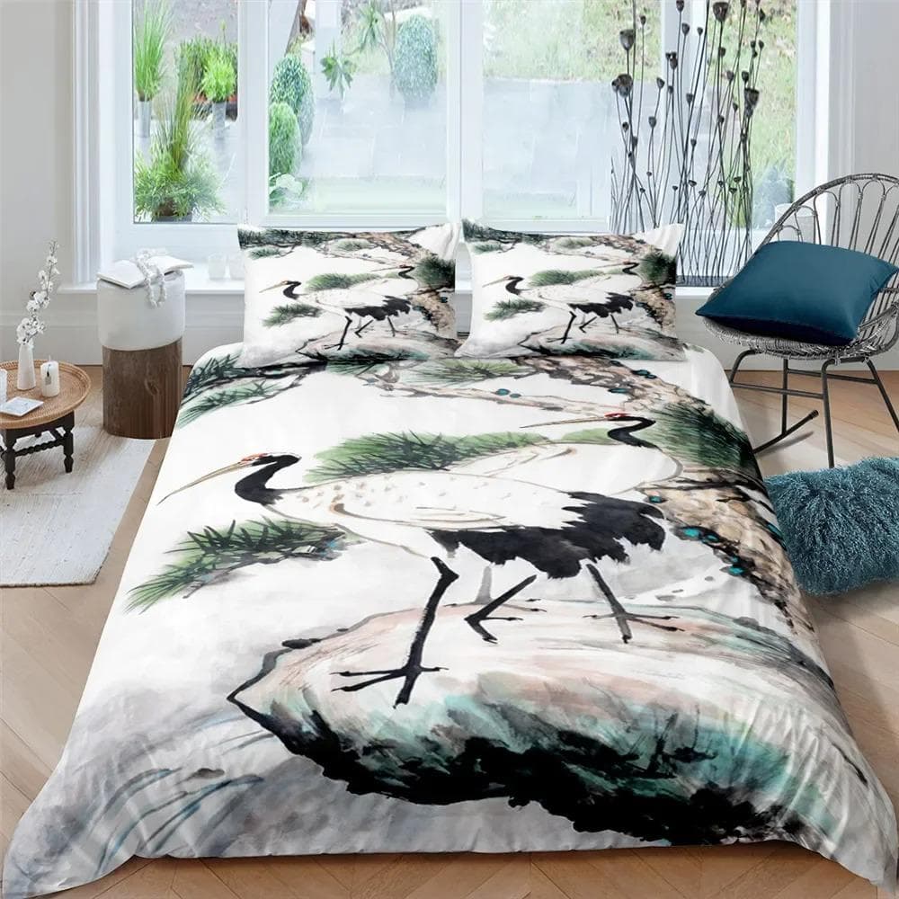 Cherry Blossom Flower Bedding Set Floral Duvet Cover Bedroom Comforter Covers Twin King Size Quilt Cover Home Textile 70x133cm 2pcs