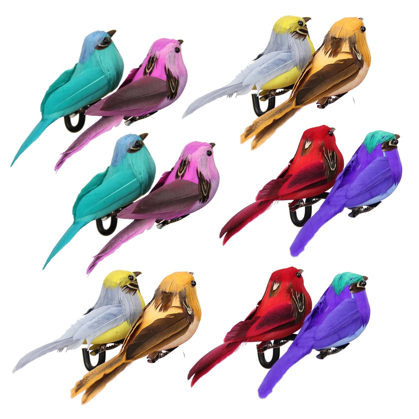 Real Feather Simulation Bird Mori Garden Decorative Bird Crafts Foam Art Fake Bird