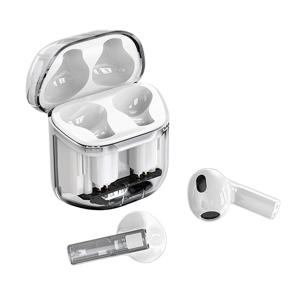 S11 Wireless Earphone Transparent BT5.3 Headphone Hi-Fi Stereo Sound Itelligent Noise Reduction
