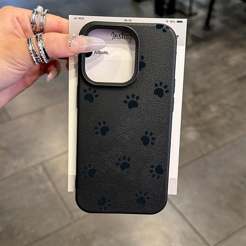 Full Screen Dog Paws Suitable for Apple 16 Mobile Phone Case IPhone 15 Promax14/13 Creative 12/11 Women OPPO Reno12 Pro
