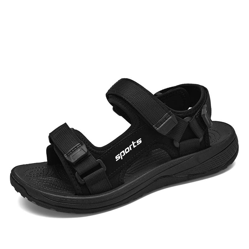 Summer Adult Men's Fashion Lightweight Outdoor Casual Sandals Beach Shoes Slippers 40 black