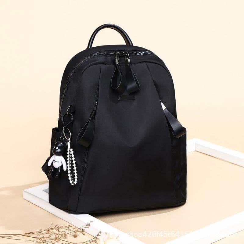 Backpack Ins Female Fashion Female Bag Korean Version School Bag Simple Oxford Cloth Backpack 29*23*13.5(cm)