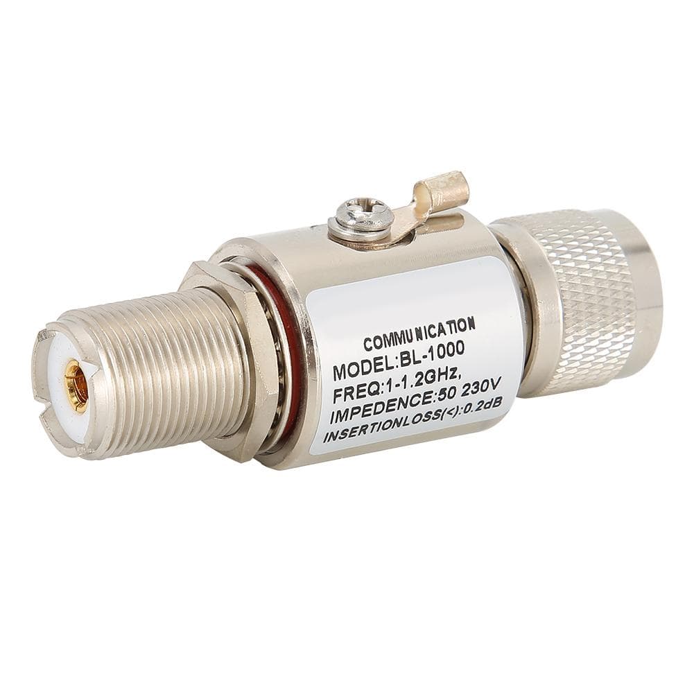 PL259‑M to PL259‑F Antenna Arrestor All Band Arrester Protection DC‑1200MHz Surge Protector