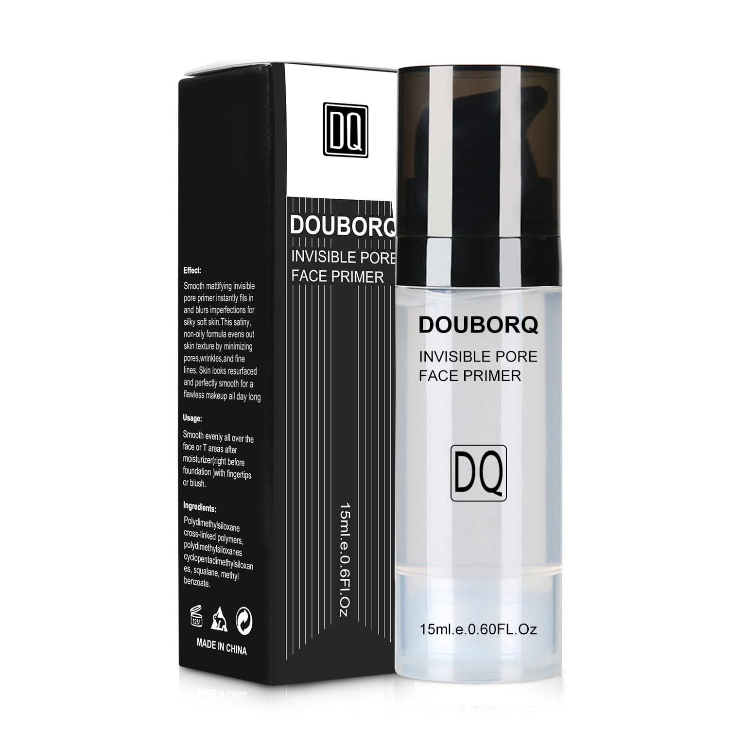 Magic Invisible Pore Makeup Primer Pores Disappear Face Oil-control Make Up Base Contains Vitamin A,C,E for Optimum Skin Health 15ml