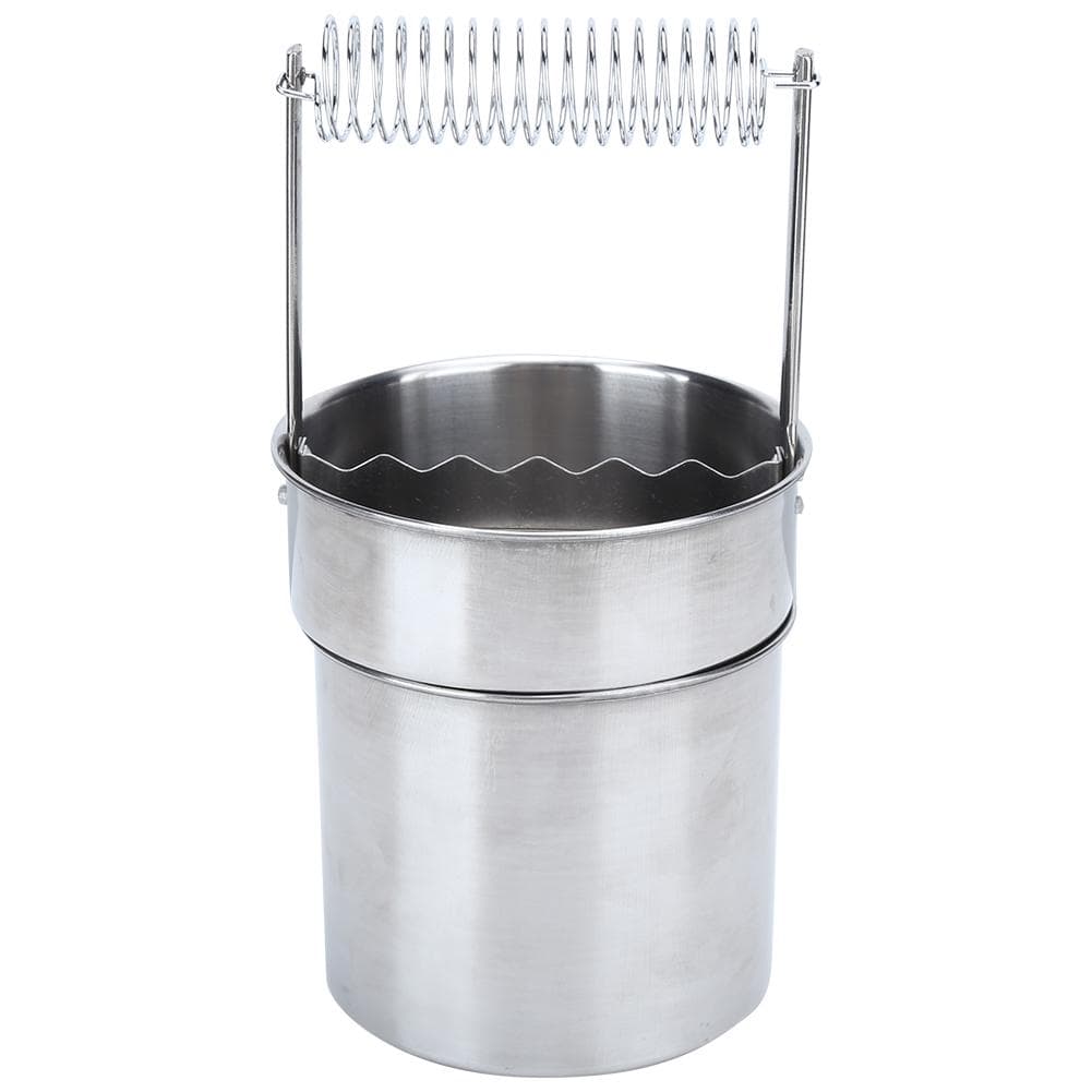 Artist Brush Washer Double Layer Filtration Portable Stainless Steel Brush Cleaner for Sketching
