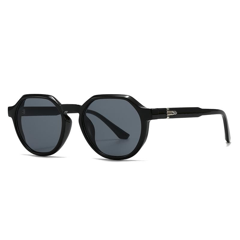 Popular Square Sunglasses for Men European American Street Photography Ins Fashion Model with Rice Nails 36010