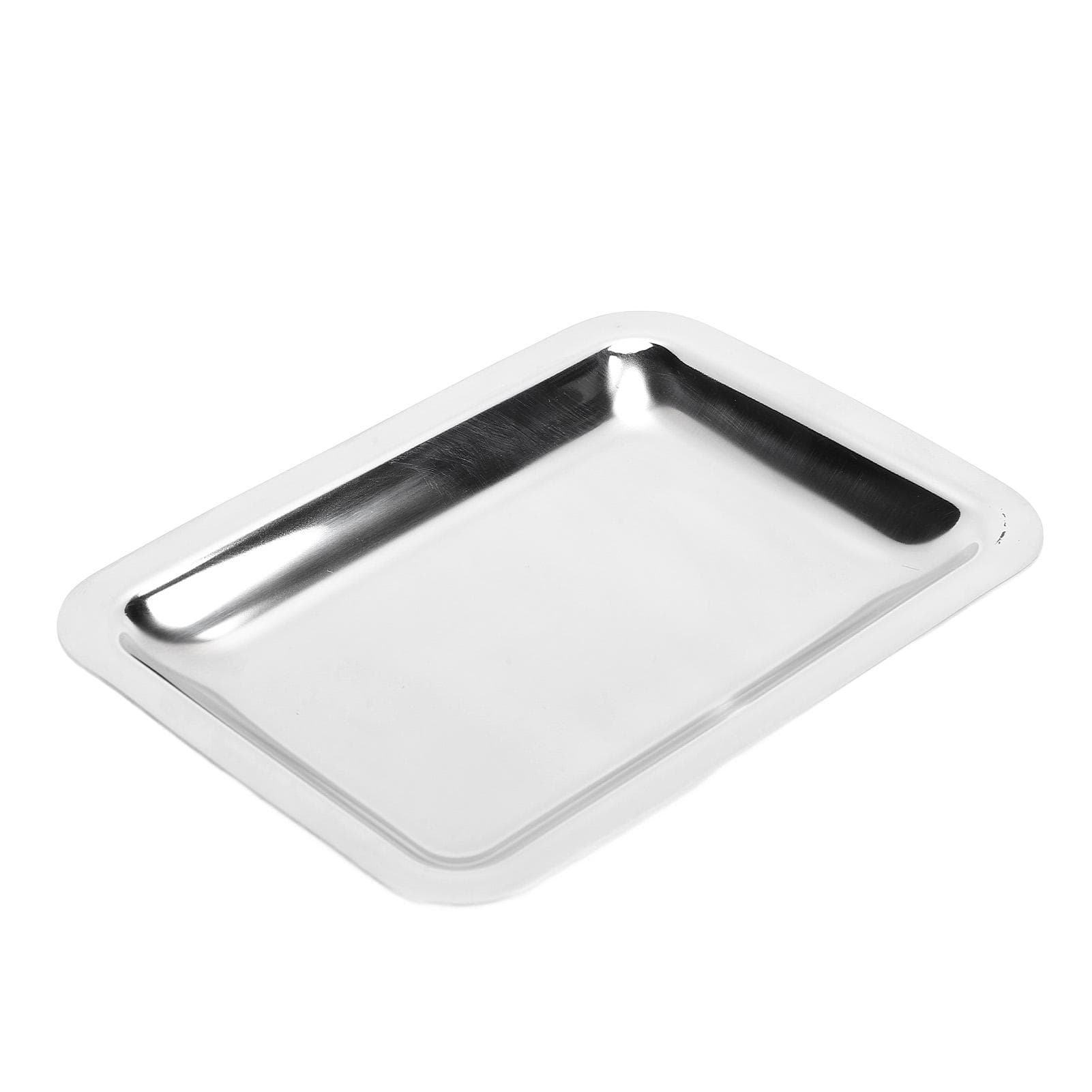 304 Stainless Steel Serving Tray Thickened Rectangular Sushi Dessert Appetizer Plate Towel Tray L(for 6.5-9kg)