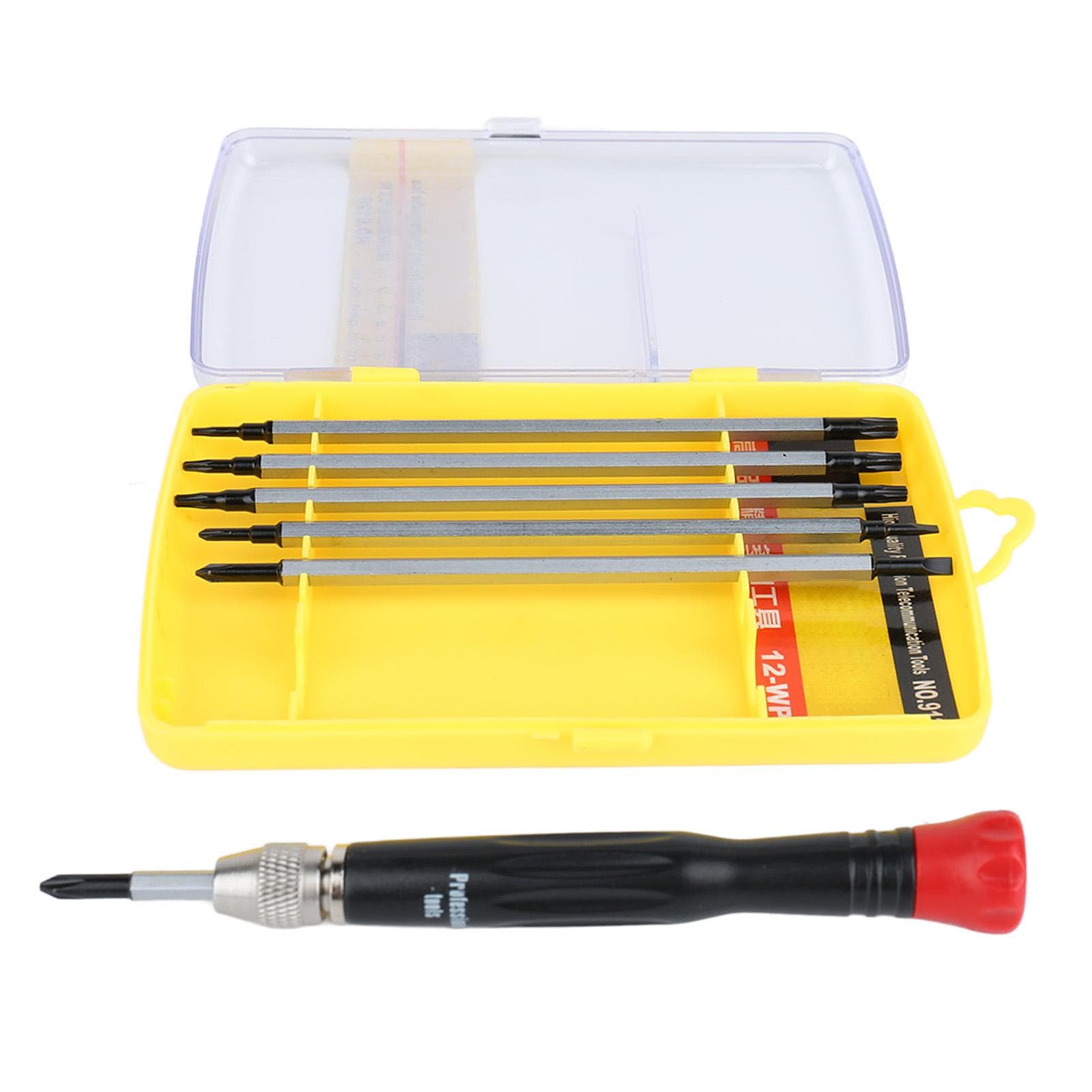 Guitar Screwdriver Set Slot Cross Star Type Driver Bit Assortment Musical Instrument Repair