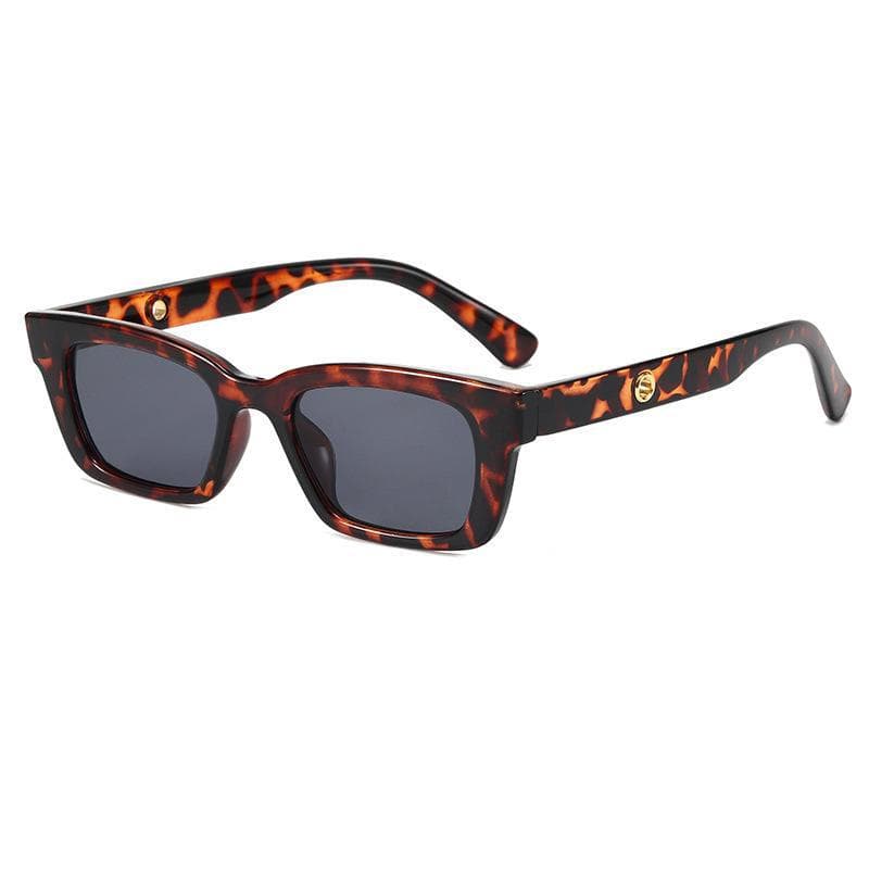 New Small Frame Square Sunglasses Women Designer Fashion UV400 Sun Glasses Outdoor Leisure Eyewear Oculos De Sol As shown in the figu