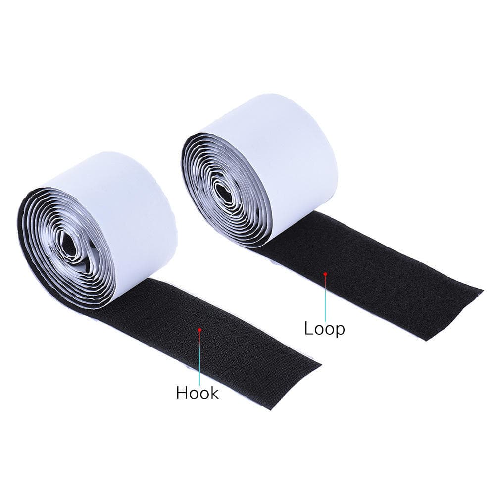 Guitar Pedalboard Pedal Mounting Tape Fastener Length 4-Pack (2Hook+2Loop) 2 * Tapes