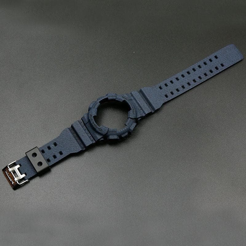 Camouflage Resin Strap for Casio G-SHOCK GD120 GD100 GA110 GA100 Frame Sports Bracelet GA100 GLS-100 Men's Watch Band blue