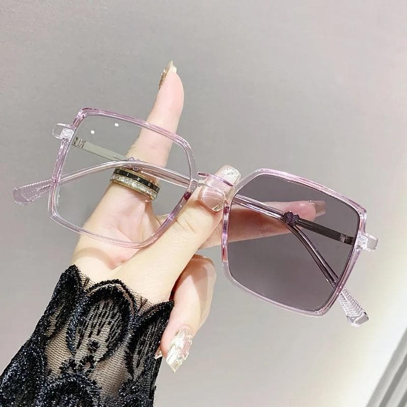 Luxury Butterfly Photochromic Glasses Trendy Women Men Unisex Color Changing Near Sight Eyewear Myopia Sunglasses 0