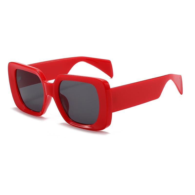 New Vintage Large Frame Sunglasses Trendy Black UV400 Protection for Men Women Travel Shades
