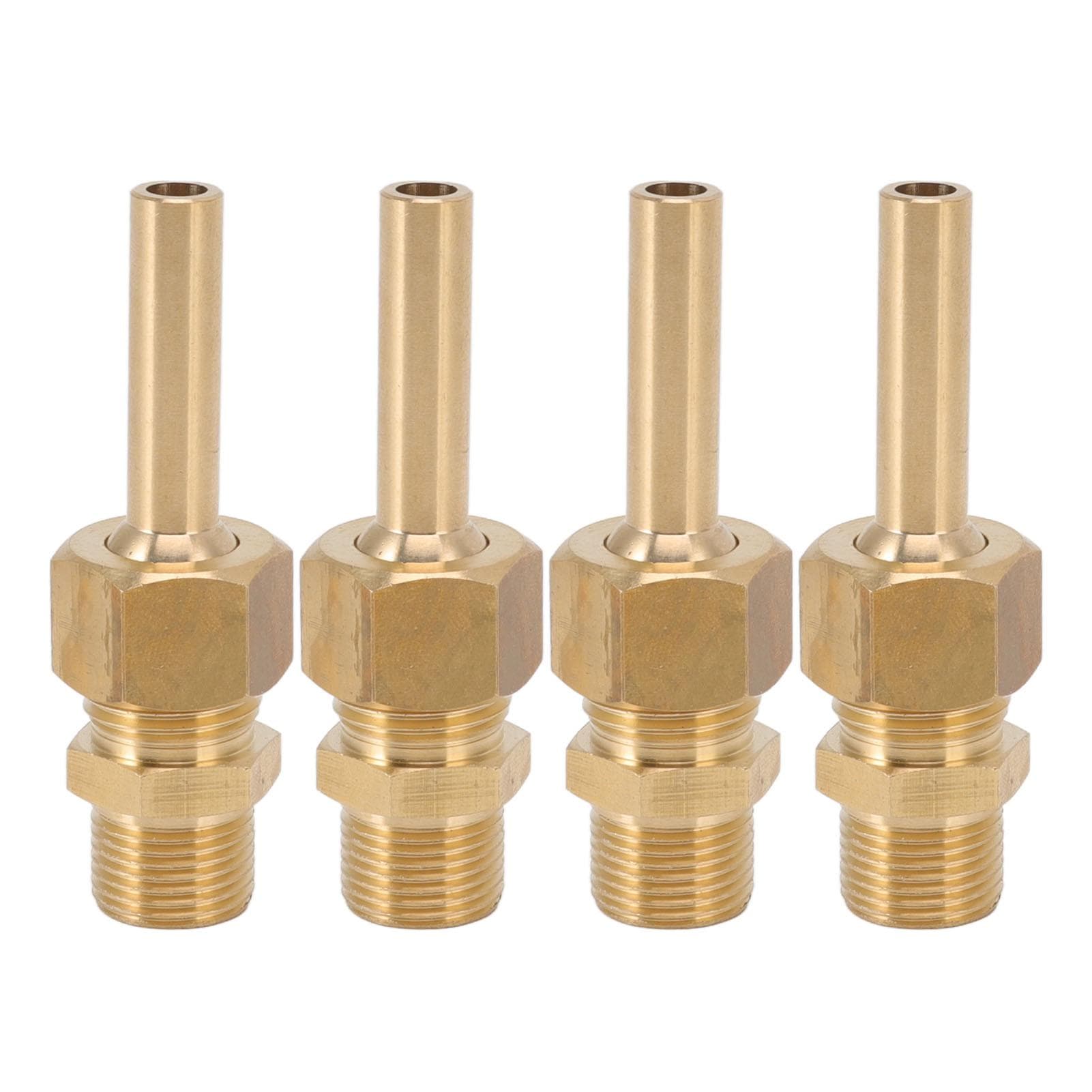 4 PCS Water Fountain Nozzles Pure Copper Large Hexagonal Direct Jet Nozzle Waterscape Single Nozzle