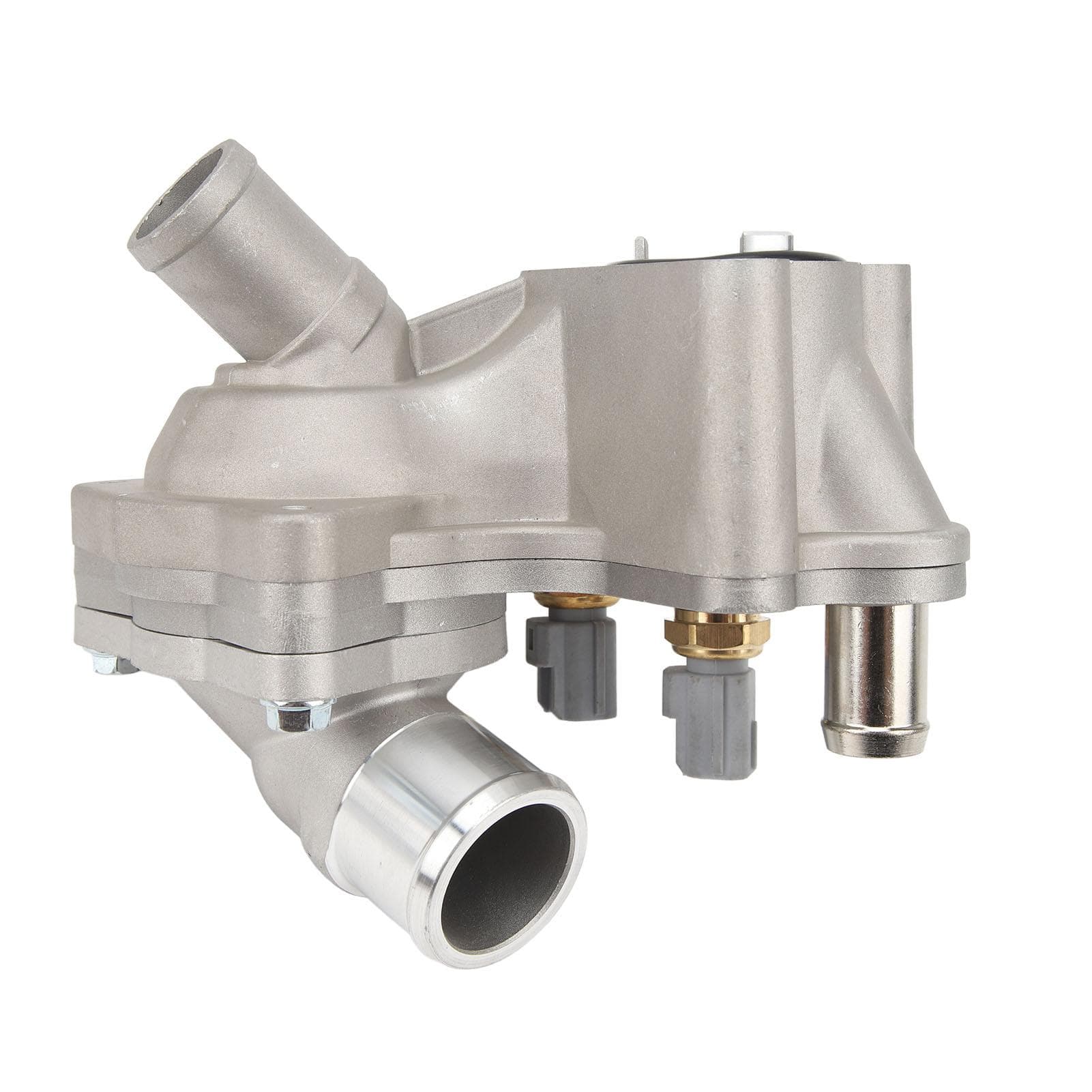 Car Thermostat Housing 2L2Z?8575?AA Aluminum Housing Replacement For Ford Mustang Explorer