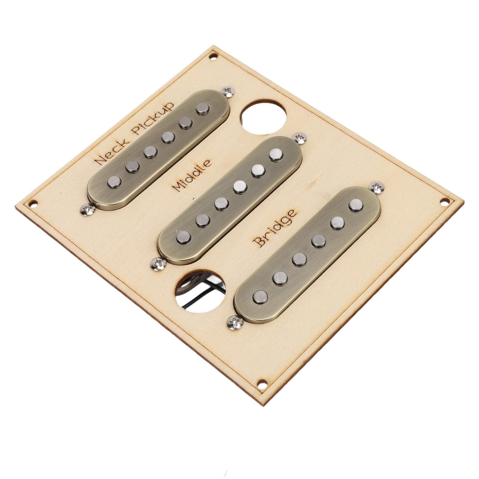Electric Guitar Pickup Retro Style Metal Pole Piece Guitar Pickup Replacement for Squier