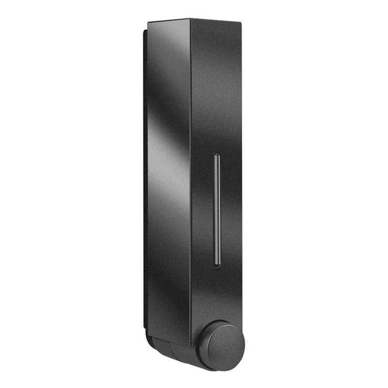 Liquid Soap Dispenser Wall Mounted Manual Shower Soap Dispenser Shower Gel Detergent Dispenser For Bathroom Hotel black