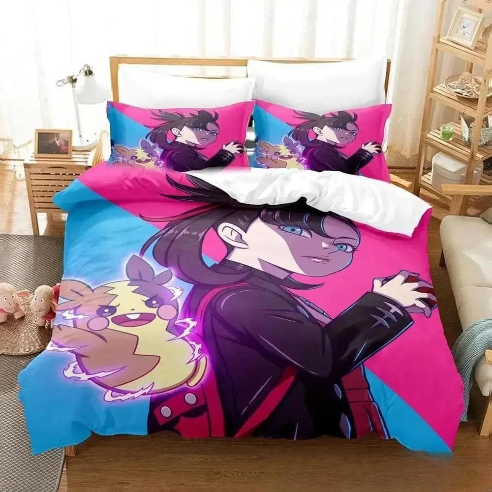 3D Print Anime Marnie Bedding Set Duvet Cover Bed Set Quilt Cover Pillowcase Comforter king Queen Size Boys Adult Bedding Set 70x133cm 2pcs