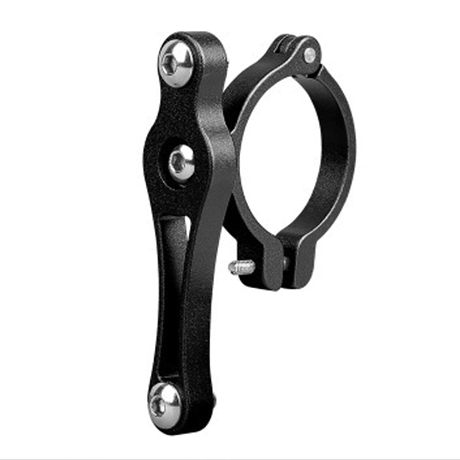 Adjustable Bicycle Bottle Cage Adapter Aluminum Alloy Bike Water Bottle Cage Holder Mount Adapter black