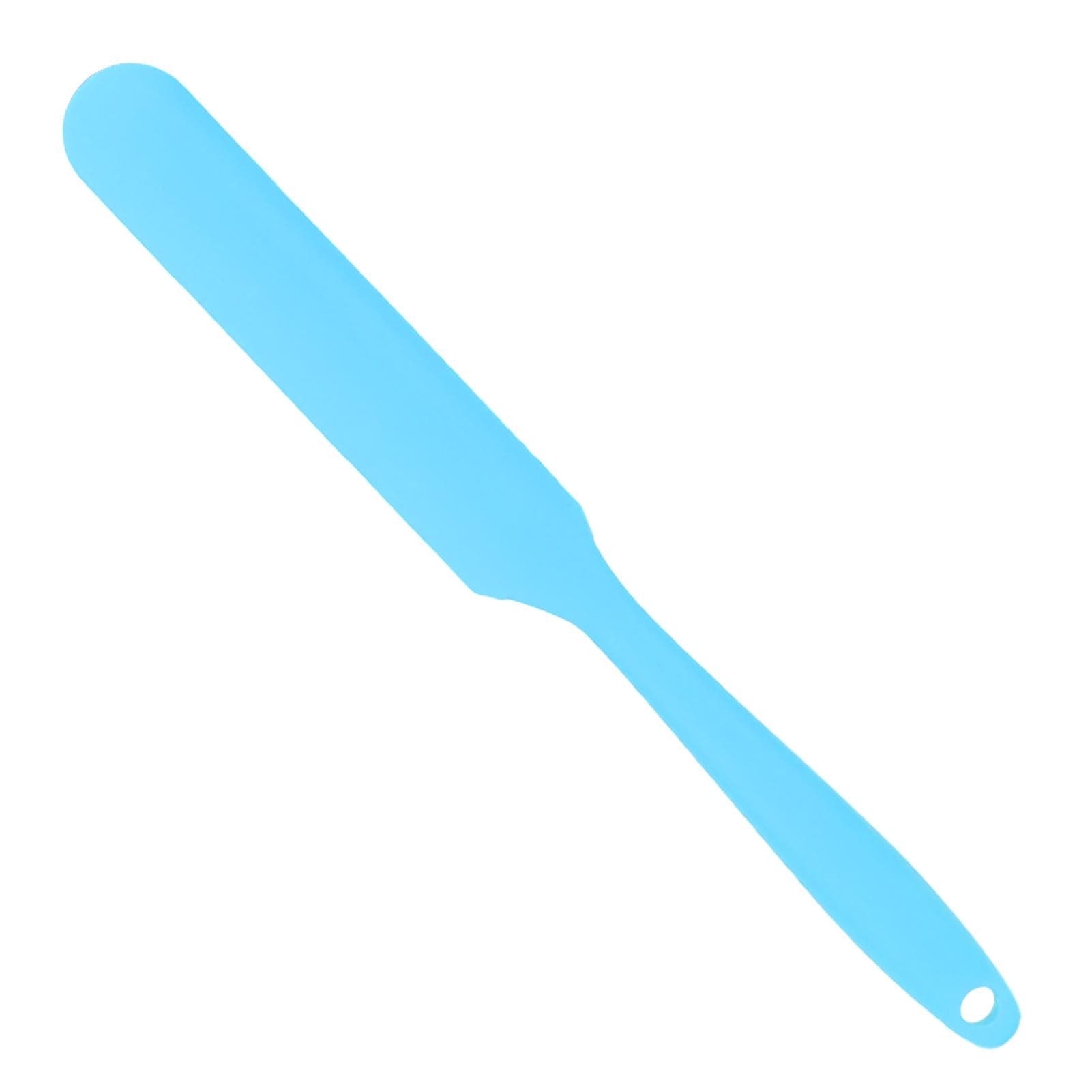 Wax Spatula Silicone Reusable Hair Removal Waxing Applicator Scraper for Home Salon Wax WarmerBlue blue