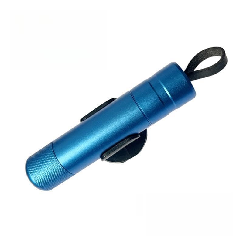 Alloy Car Emergency Escape Tool with 2-in-1 Car Safety Hammer, Window Glass Breaker and Seat Belt Cutter blue