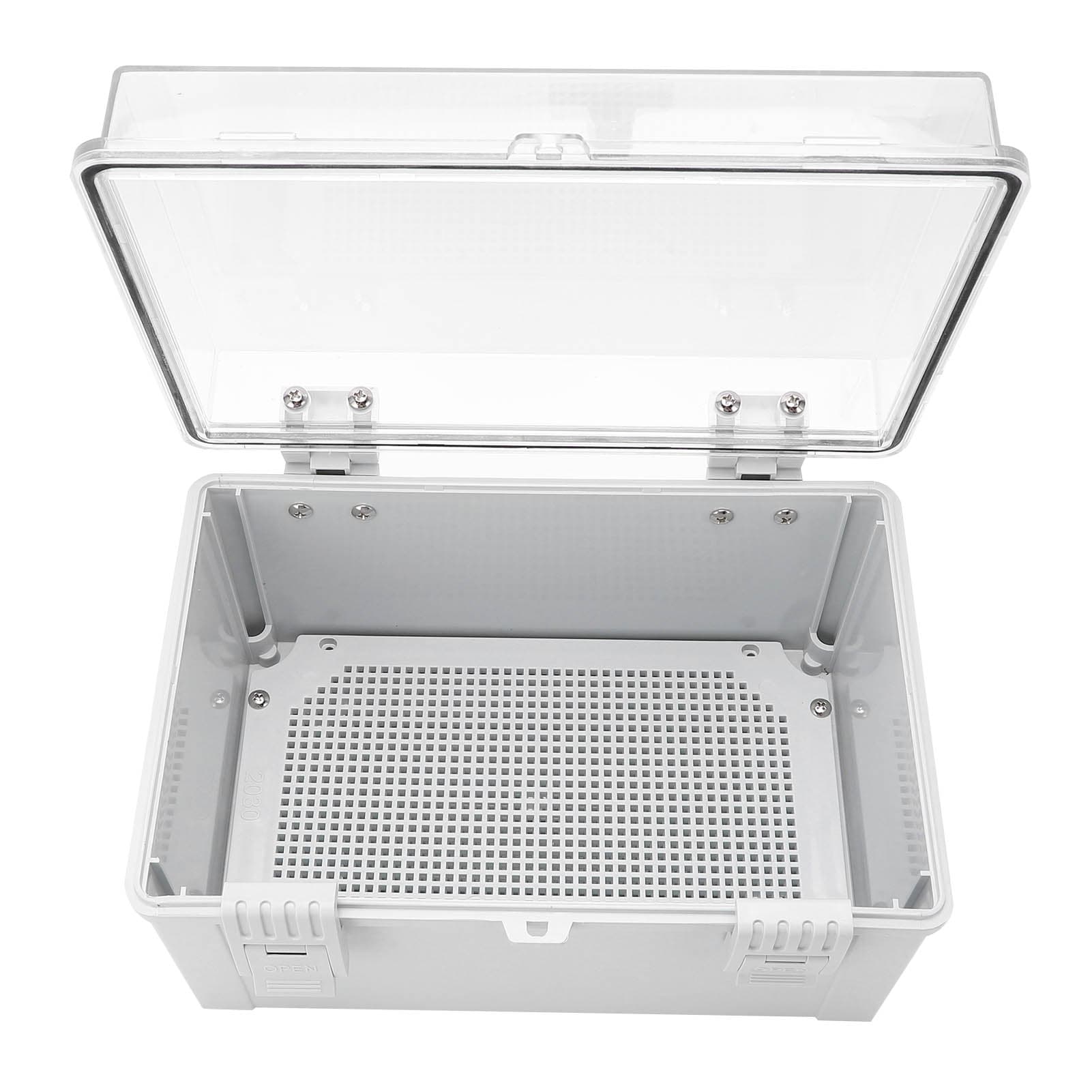 Junction Box Waterproof ABS Power Distribution Enclosure Outdoor Electrical Connection Case