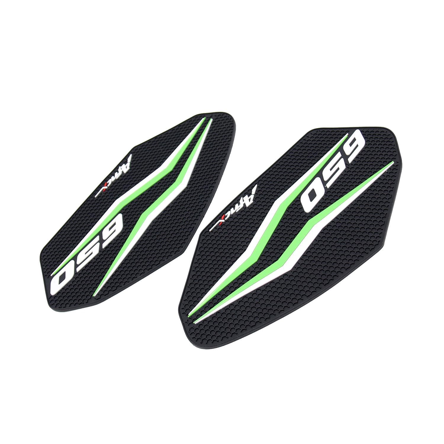 Motorcycle Non-slip Protector Tank Pad Protector Sticker Gas Knee Grip Tank Traction Pad Side black