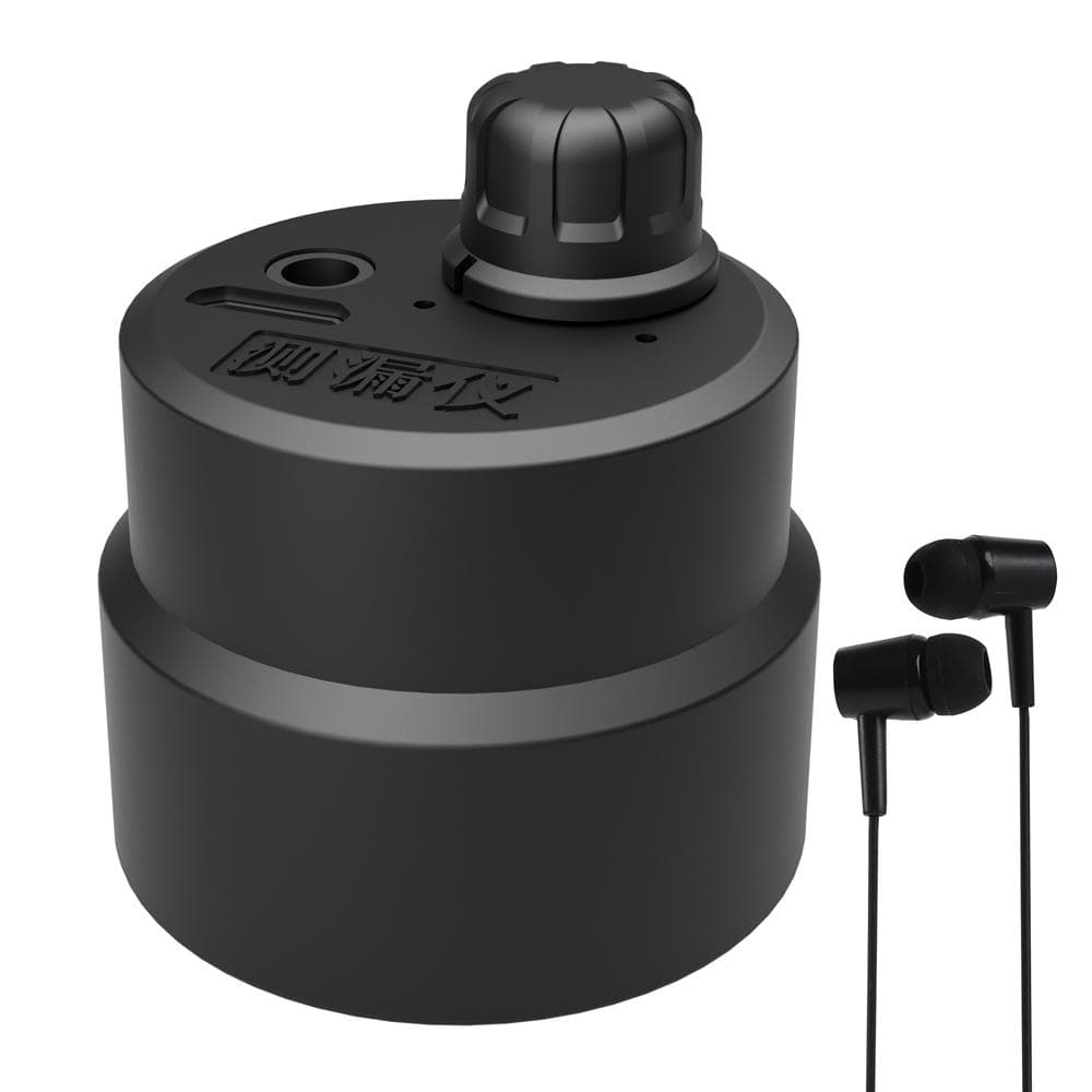 Portable Water Leakage Detector Water Leakage Detection Alarm Rechargeable Underground Home Water black