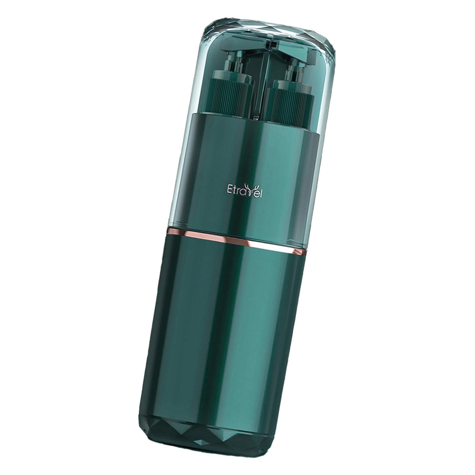 5PCS Set Travel Toothbrush Storage Box Multifunctional Portable Toothpaste Travel Case Green