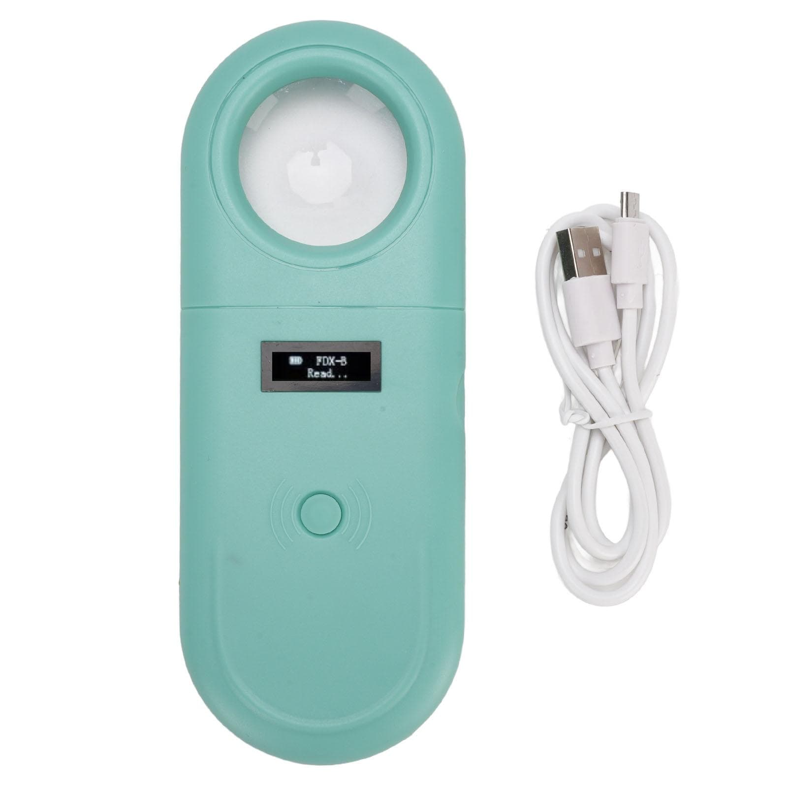 Animal Chip Scanner with LED and Magnifying Glass 134.2KHz Portable Chip Reader for Pet Management