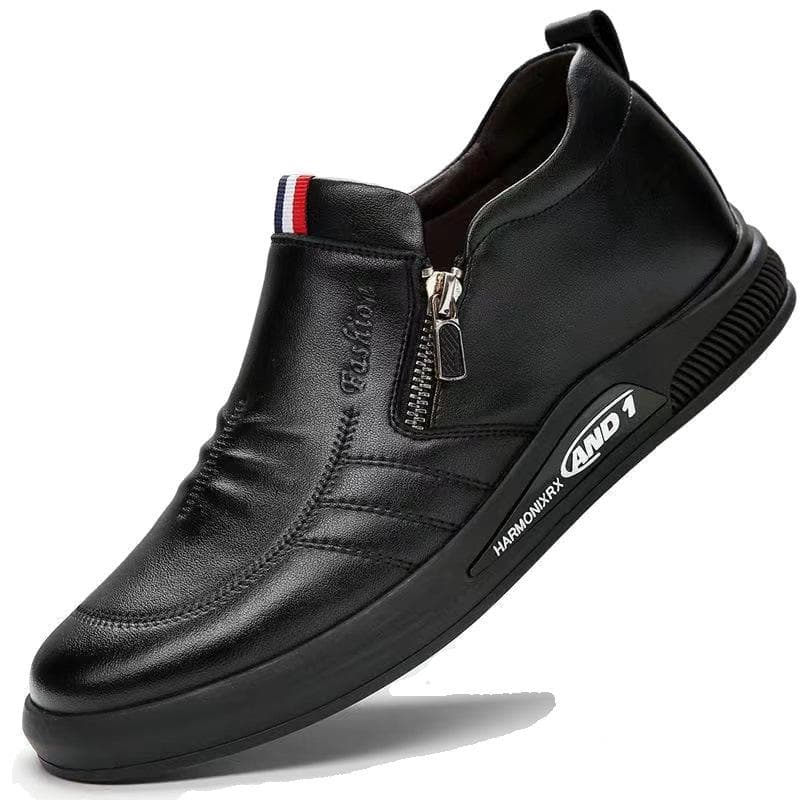 New Men's Leather Shoes Business Shoes Men's Shoes British Style Men's Leather Shoes Soft Sole Fashion Casual Shoes 44