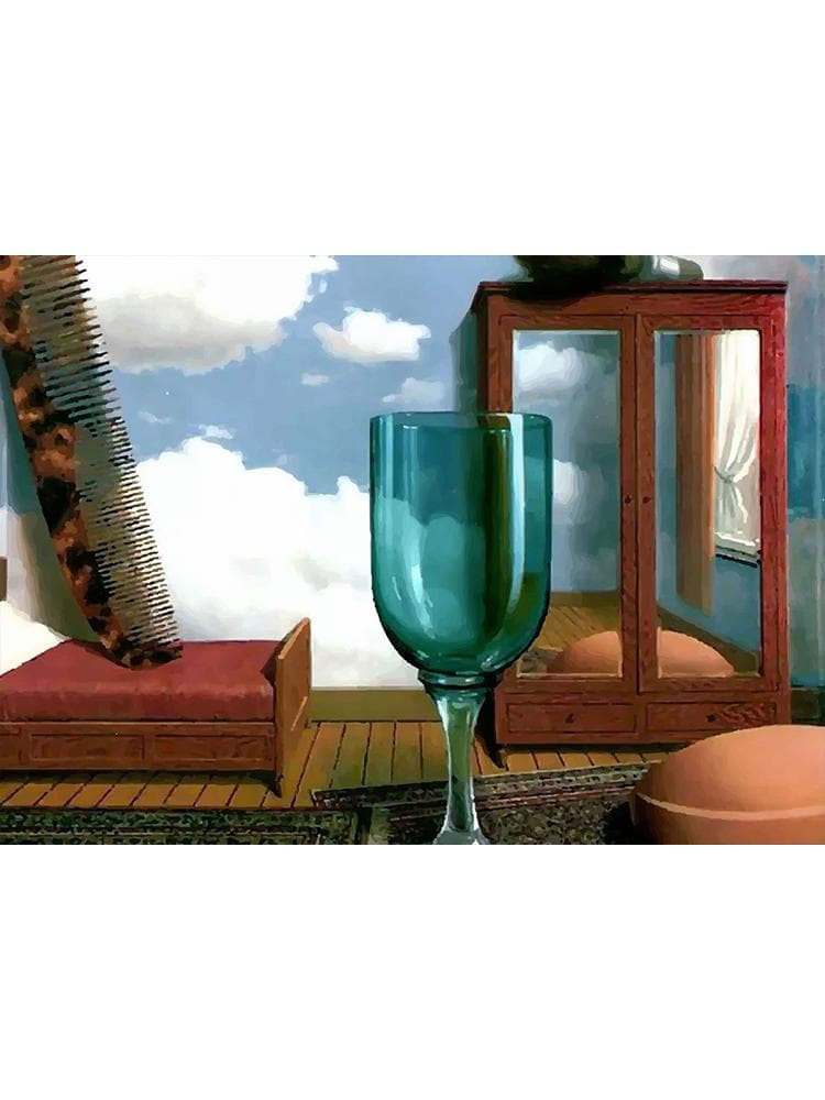 Famous Surrealism Arts Posters Canvas Painting Abstract Rene Magritte Wall Picture Print For Gallery Bedroom Home Decoration 60x80cm No Frame