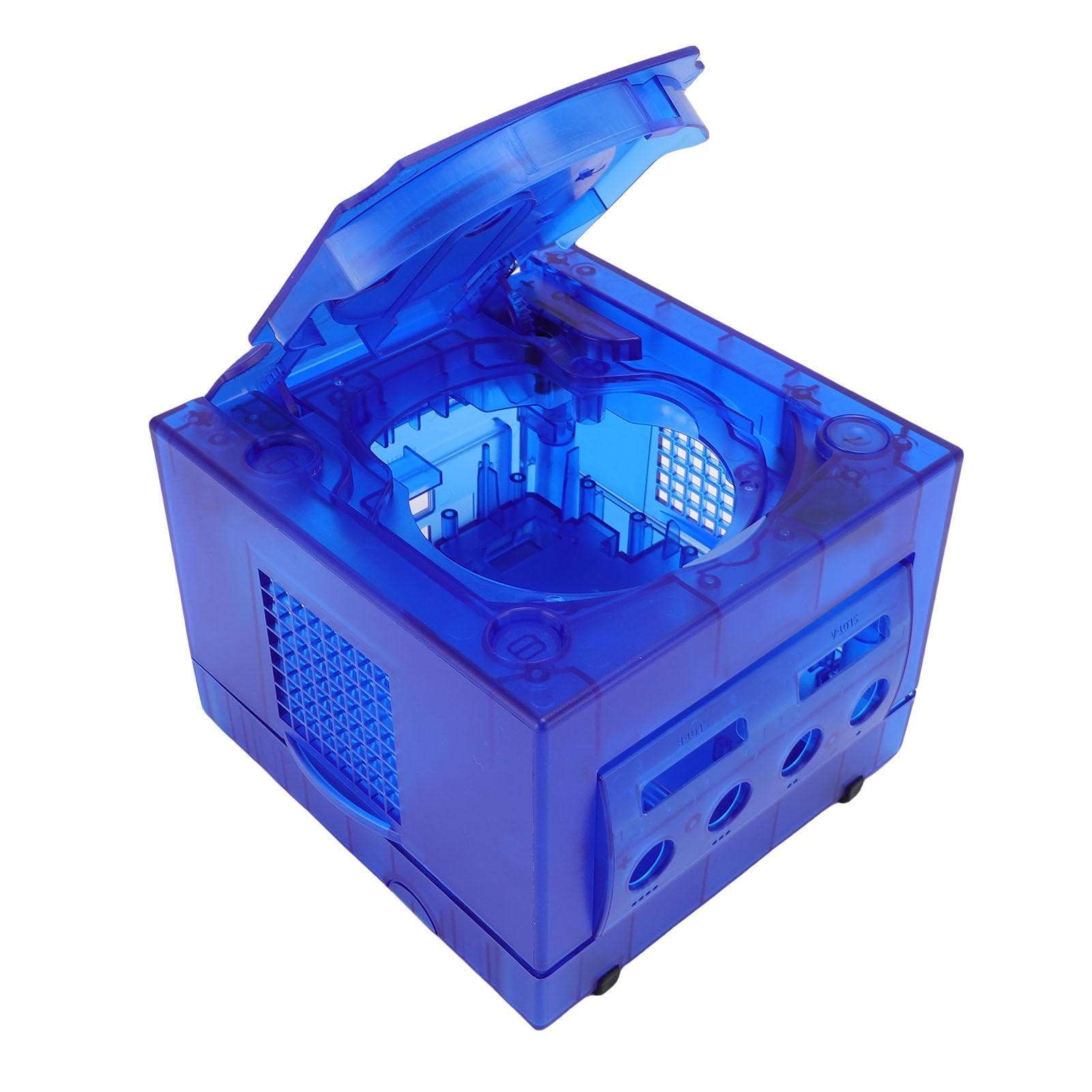 Game Console Shell Replacement for NGC GC DOL 001 DOL 101 Transparent Game Console Housing blue