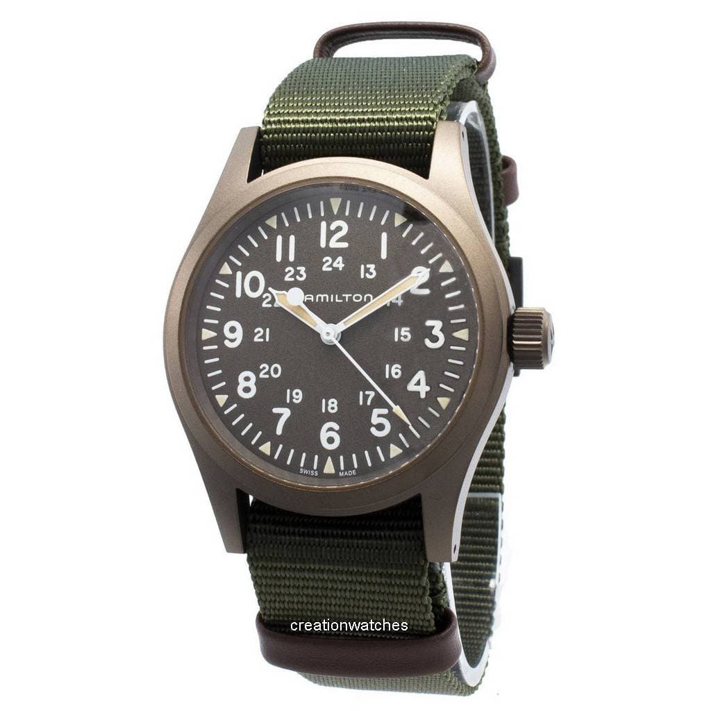 Hamilton Khaki Field H69449961 Power Reserve Mechanical Men's Watch brown