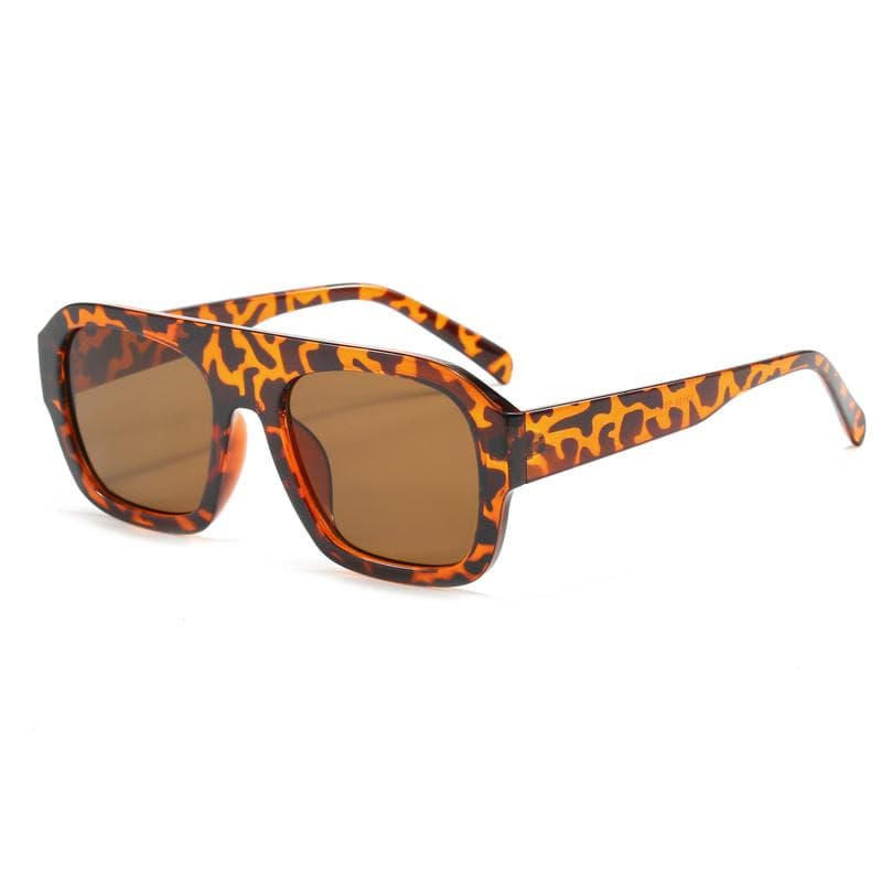 Classic Rectangular Large Frame Sunglasses Women Fashion Retro Sun Glasses Unisex Eyewear Trendy Accessories