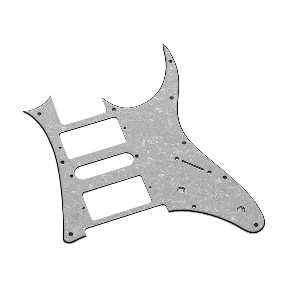 HSH Electric Guitar Pickguard PVC Pick Guard Scratch for Ibanez g250 Guitar Replacement White Pearl 3 Ply white